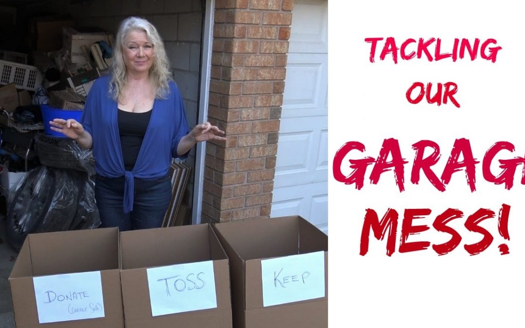 What a MESS! Organizing our Garage…Part 1, Sorting & Selling