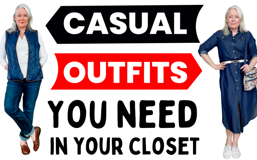 5 Casual Comfy Outfits For Women Over 50