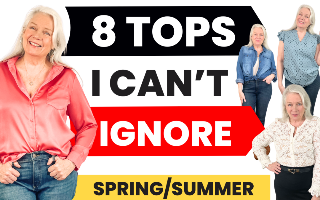 8 Spring Tops & Blouses Women Over 50