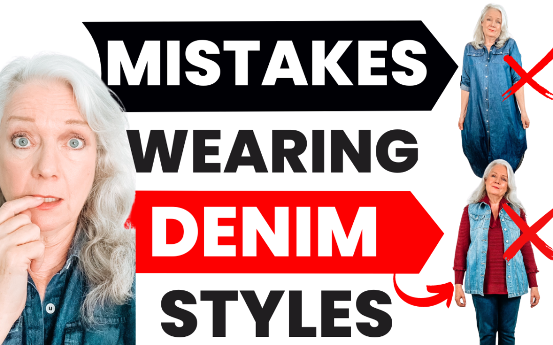 7 Mistakes With New Denim Trend Women Over 50 & 60