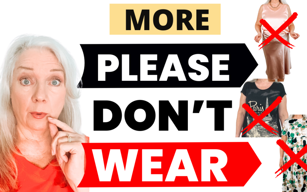 5 Fashion Mistakes To Stop Wearing Fall & Winter Women Over 50 & 60